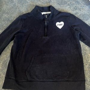 pink quarter zip jacket